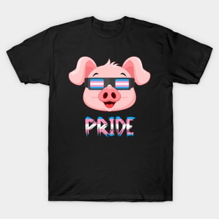 Pig Transgender Flag Lgbt T-Shirt